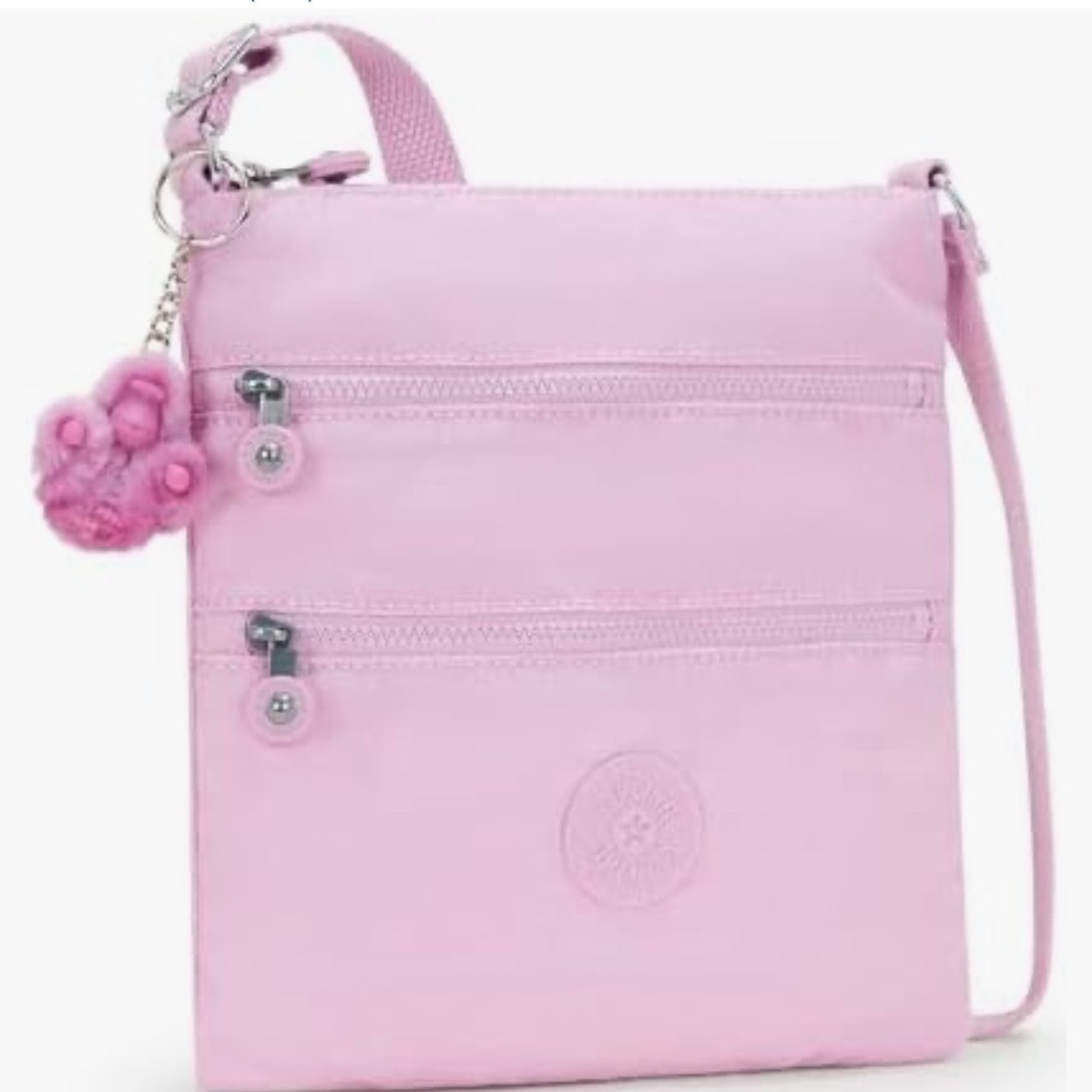 NEW Women’s Kipling Kieko Blooming Pink Crossbody Bag